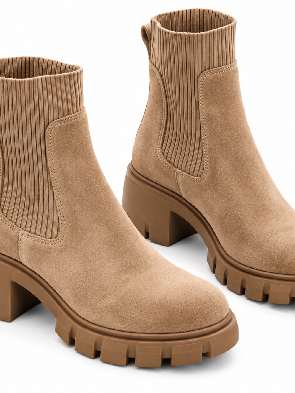 Steve Madden Hutch Women's Suede  Chelsea Ankle Boot Size 8.5